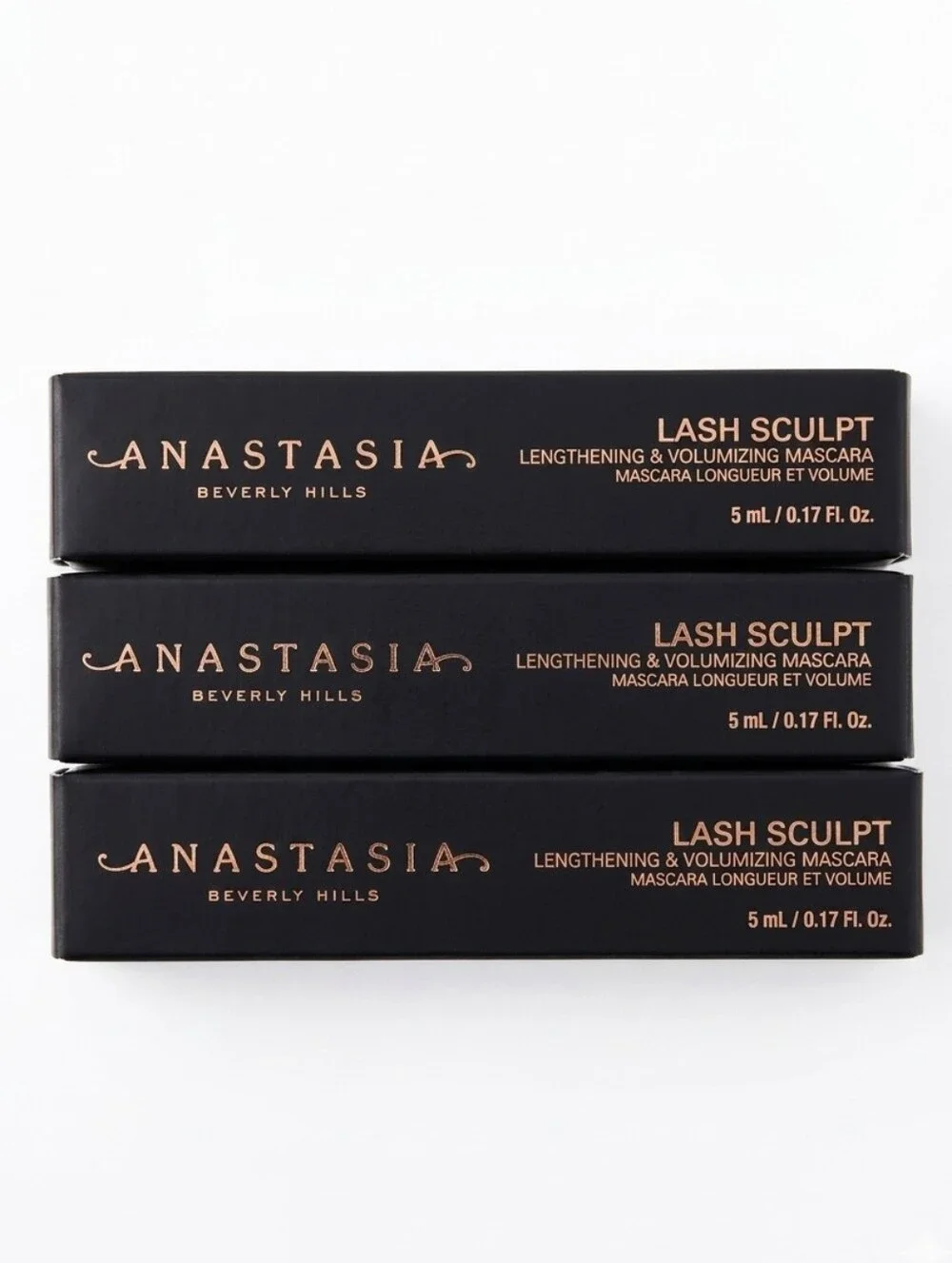 NWT 3 Anastasia Beverly Hills Lash Sculpt Lengthening & Volumizing Mascara